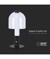 2W LED bordslampa, uppladdningsbar - Touch dimbar, 3-i-1 CCT, svart, USB, inkl. batteri