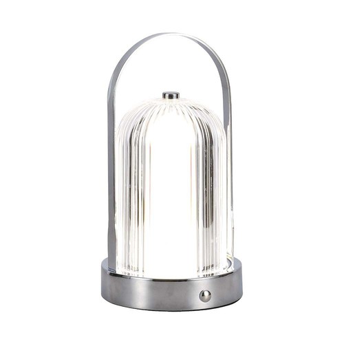 1W uppladdningsbar LED bordslampa, 3-i-1 CCT - Touch dimbar, USB-C, 6-8 timmars batteri, antik finish