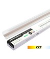 60 cm LED Troldtekt Skena, CCT - 19W, Akustilight, Planförsänkt, 24V