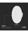 12W LED vägglampa, 3-i-1 CCT dimbar - 1200lm, IP65, svart/vit, 16x16cm, inkl. ljuskälla