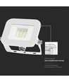 10W LED strålkastare, vit - Samsung LED chip, IP65, ultra-tunn design, 4000K, utomhus