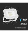 10W LED strålkastare, vit - Samsung LED chip, IP65, ultra-tunn design, 4000K, utomhus