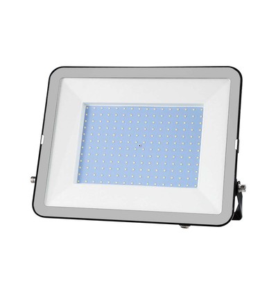 200W LED strålkastare, Samsung LED chip - 185lm/W, IP65, 4000K, svart, 5 års garanti
