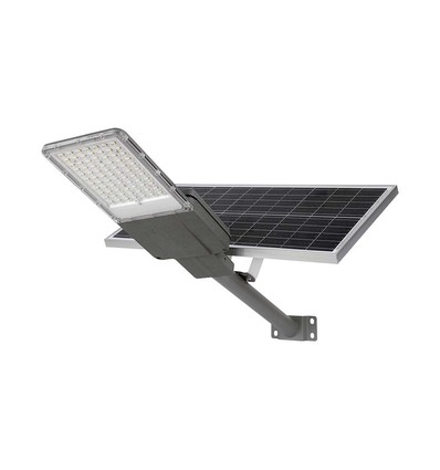 20W LED solcells gatubelysning - 2500lm, IP65, 6500K, inkl. solpanel och monteringsfäste