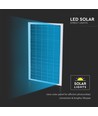 20W LED solcells gatubelysning - 2500lm, IP65, 6500K, inkl. solpanel och monteringsfäste