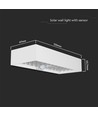 6W LED solcellsvägglampa med sensor - 900lm, IP65, vit, 4000K, inkl. batteri
