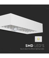 6W LED solcellsvägglampa med sensor - 900lm, IP65, vit, 4000K, inkl. batteri