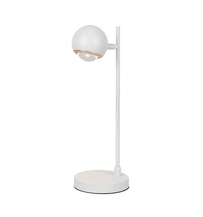 5-6W retro metall LED bordslampa - Vit, 3000K, 500lm, 45cm höjd, inkl. ljuskälla