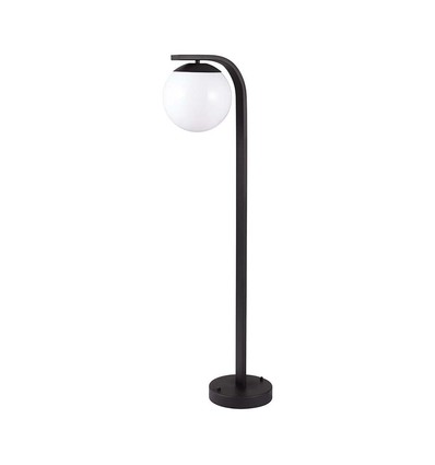 E27 trädgårdslampa i svart, 105cm - IP44, klassisk design, aluminium, utan ljuskälla