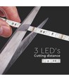 5m 12W/m RGB LED strip - 24V, 120 LED per meter, IP20, 8mm bredd