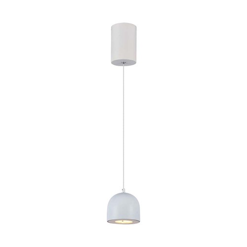 8,5W LED pendel, Ø10cm - Ljusgrå, 850lm, touch on/off, justerbar wire, inkl. ljuskälla