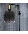 4W Vasformad glödlampa E27 - Koltråd svart glas 300°
