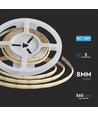 5m 18W/m CCT COB-LED strip, RA90 - 24V, IP20, 560 LED per meter, 8mm bred, dimbar