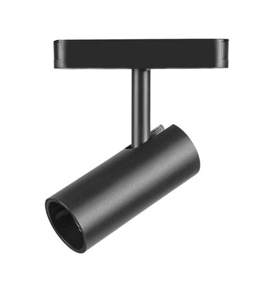 11W ultra-tunn magnetisk skenspot, 48V - 1300lm, 34°, svart, 6400K, IP20