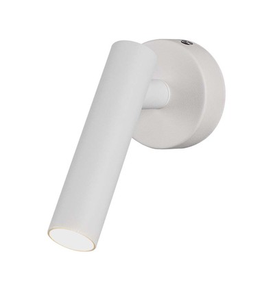 2W LED väggspot - 4000K, vit, 38 grader, 140x60x60mm, IP20 inomhus