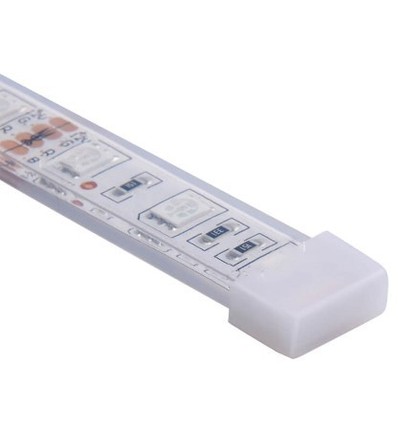 Silikon ändstycke till LED-strip - 10mm, IP67 & IP68