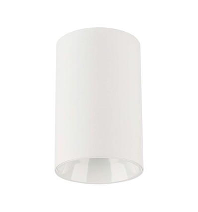 GU10 utanpåliggande spot - Rund, vit, IP20, utan ljuskälla