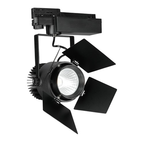 33W LED skenspot, RA90 - Samsung LED chip, 3000lm, 3000K, svart, 5 års garanti