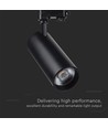 30W/40W tracklight, RA90, svart - CCT, 35 grader, COB LED