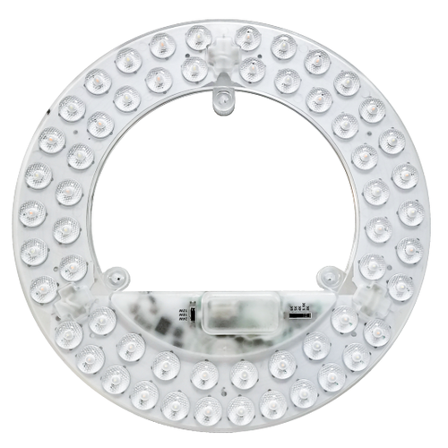 21,5cm / 24/18/12W LED-insats med linser - Flicker free, valbar CCT, ersätter G24, cirkelrör och kompaktrör