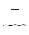 38W LED pendellampa, 100cm - Svart, 4560lm, 4000K, inkl. ljuskälla