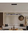 38W LED pendellampa, 100cm - Svart, 4560lm, 4000K, inkl. ljuskälla
