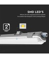 120cm 18W Vattentät armatur med rör - IP65, inkl. 1 st. LED-lysör