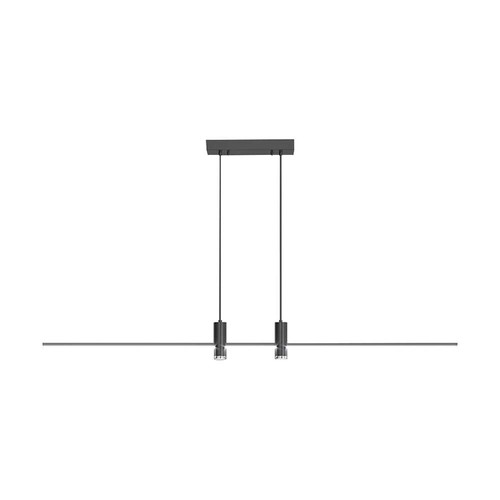 19W LED pendellampa, svart - 2160lm, 80-115cm, finns i 3000K och 4000K