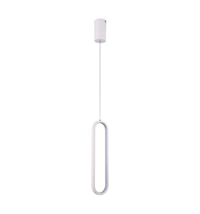 13W LED pendel, 40cm - Vit, 4000K, 1500lm, IP20 inomhus
