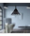 9W LED pendel - 19,5x17,5cm, 1000lm, svart, 4000K, inkl. ljuskälla