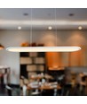 24W LED pendel / hänglampa - 80x104cm, 3000lm, vit, 4000K, inkl. ljuskälla