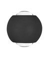 2W LED COB vägglampa, upp/ned ljus - IP54, svart aluminium, 4000K, 4,2 x 4 cm