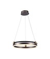 20W LED designer pendel - Enkel ring, 3000K, kaffefärg, 2400lm