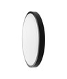 18W LED taklampa med sensor - Ø22,5cm, IP44, svart kant, 4000K, mikrovågssensor