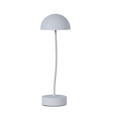 3W uppladdningsbar LED bordslampa med touch dim - 3000K, vit, 5V, inkl. batteri