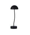 3W uppladdningsbar bordslampa - Touch dimbar, svart, 3000K, bärbar, inkl. batteri