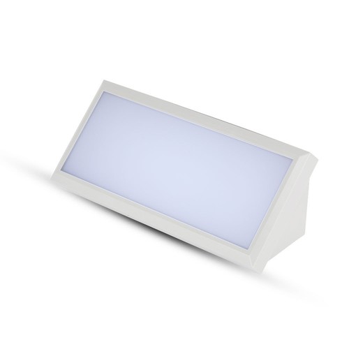 12W LED utomhusvägglampa - IP65, 1250lm, grå, 110 grader, inkl. ljuskälla