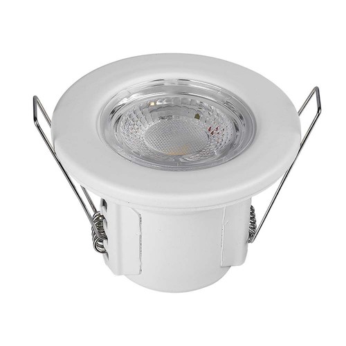 5W Ø8,1cm Samsung LED downlight - IP65, 4000K, dimbar, brandhämmande, Hål: Ø5,7 cm, 5 års garanti