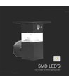 3W Solara vägglampa med sensor - IP54, 250lm, 3000K, solcell, 3 års garanti