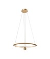 45W LED pendel, Ø60cm, borstat guld - 5500lm, 3000K, designer taklampa, IP20
