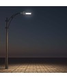 50W LED gatubelysning med Samsung LED chip - 100lm/W, IP65, 6500K, grå, 110 grader