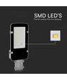 50W LED gatubelysning med Samsung LED chip - 100lm/W, IP65, 6500K, grå, 110 grader