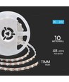 5m 18W/m LED strip, 135lm/W - 24V, 238 LED per meter, IP20, 3000K, dimbar