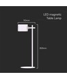 Laddningsbar 3-i-1 LED-lampa - Magnetisk, dimbar, CCT, upp/ned-ljus, vit, inkl. fot och 2 st. monteringsfästen