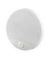 15W LED tak/vägglampa med sensor - Samsung LED chip, 3-i-1 CCT, IP44, vit, rund, Ø25cm