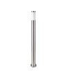 Pollare lampa E27 - rostfritt stålhus (110 cm), satin nickel, IP44