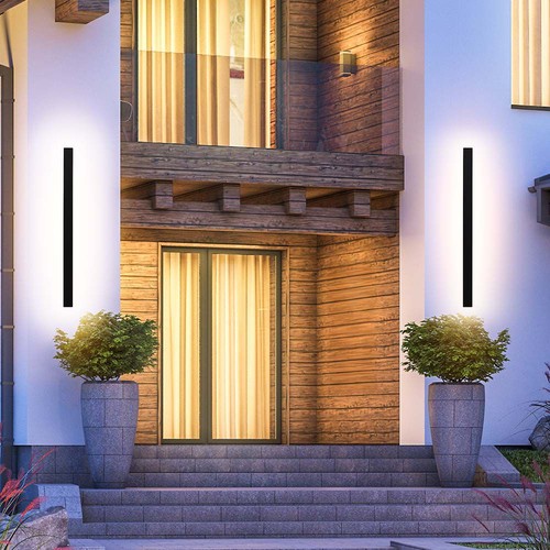 10W Vägglampa - IP65 utomhus, 4000K, antracit, inkl. ljuskälla