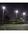 100W LED strålkastare med Samsung LED chip - 100lm/W, IP65, 4000K, svart hölje, utomhus
