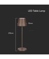 1,5W LED - Bordslampa, Touch, Dimbar, 3000K, IP54, Sand Cortenfärgat Hus