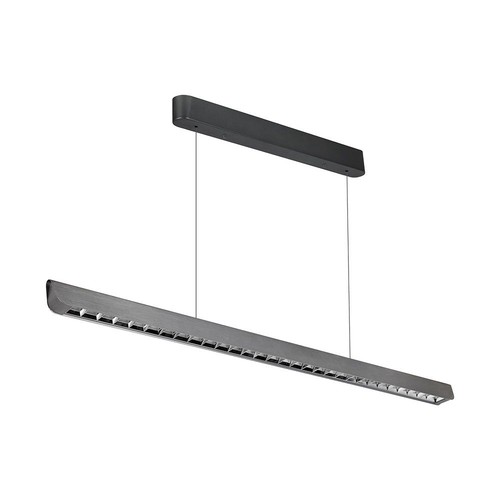 36W LED linjär pendel med Samsung LED - Matt grå, 120cm, CCT, 3-i-1 färg, IP20